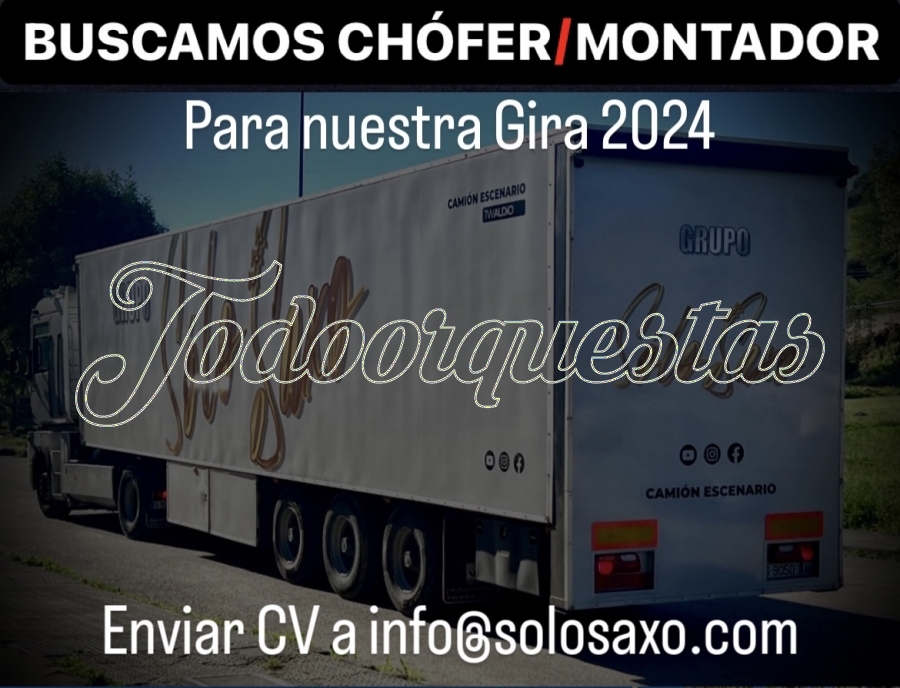 Buscamos Chofer/Montador para Temporada 2024 (Zona Cantabria)