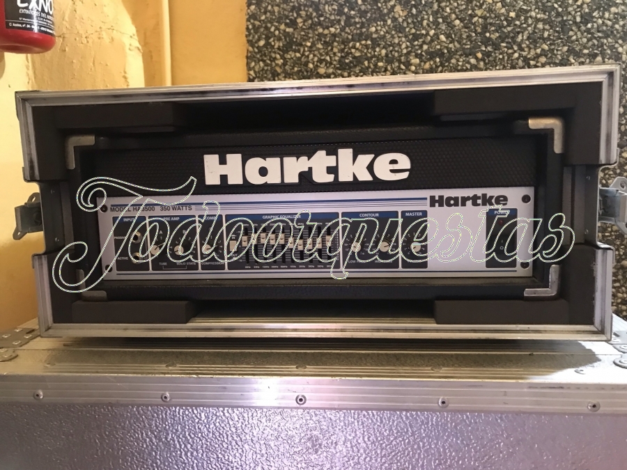 Vendo cabezal para bajo Hartke HA 3500 y bafle Hartke 410TP (Transporter Cabinet) con flaycase a medida