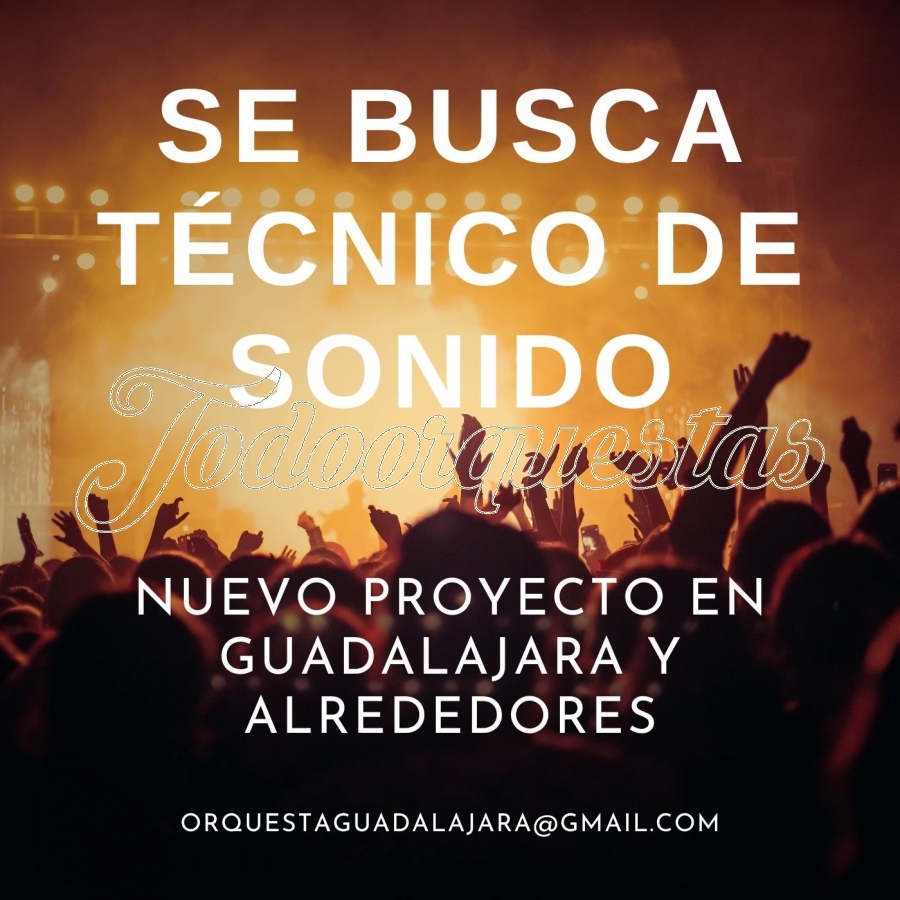 Se busca Técnico de Sonido
